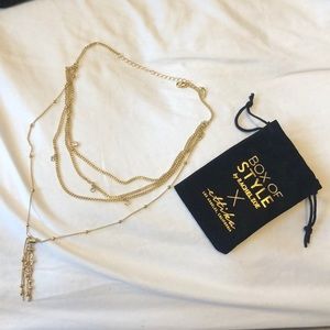 Ettika chloe tassel necklace from rz box of style